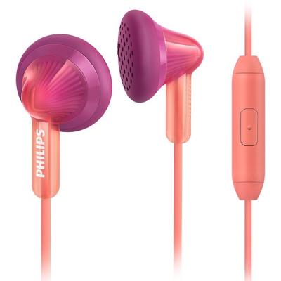Philips Earphone with Microphone SHE 3015 - Pink