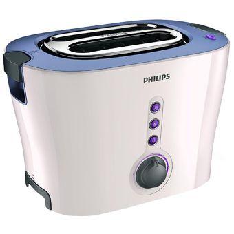 Philips HD2630/40 Viva Collection Pemanggang Roti - Putih/Lavender  