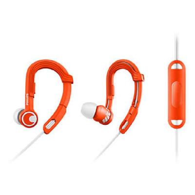 Philips SHQ3305 ActionFit Sports headphones with mic - Orange Original text