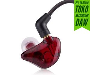 Pi 3.14 DR1 Audio In Ear monitor (Warna Red Maroon)