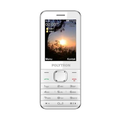 Polytron C201 Handphone - Putih [Dual SIM]