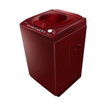 Polytron Mesin Cuci Top Loading 7.5 KG - PAW7512M - Merah - Khusus Jabodetabek  