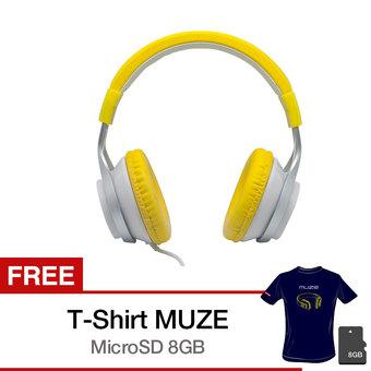 Polytron Muze PHP ZC1 - Headphone - Kuning  