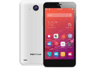 Polytron ZAP 6 4G500 Smartphone - White + Free Power Bank 6200 mAh + Micro SD 8 GB