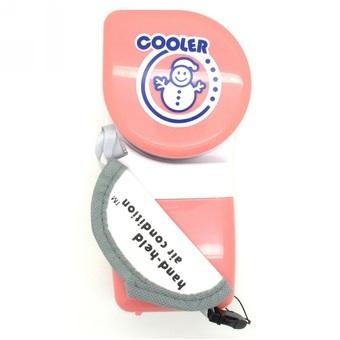 Portable Air Conditioner USB Fan Handhel Mini - Pink  