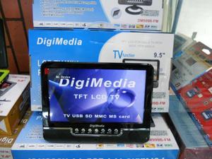 Portable LCD TV 9.5" with Multimedia Player (Rechargable)