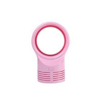 Portable Mini Bladeless Desk Fan (Pink) (Intl)  