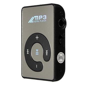 Portable Mini Clip MP3 Player Support 8GB (Black) (Intl)  