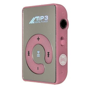 Portable Mini MP3 Player Pink (Intl)  