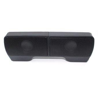 Portable Speaker Laptop Soundbar - Hitam  