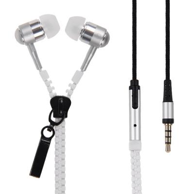 Premium Zipper Putih Headset [High Quality]
