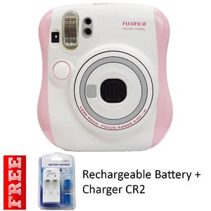 Promo Fujifilm Instax Mini 25 Pink Free Rechargeable Battery Charger