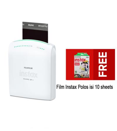 Promo Fujifilm Instax SHARE Putih Free 1Pack Film instax mini isi 10