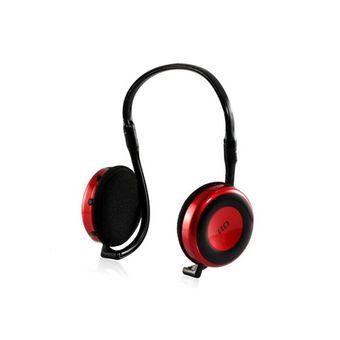 Q8 On-Ear Wireless Headphone Design MP3 Player with FM Radio TF Card Reader Red  