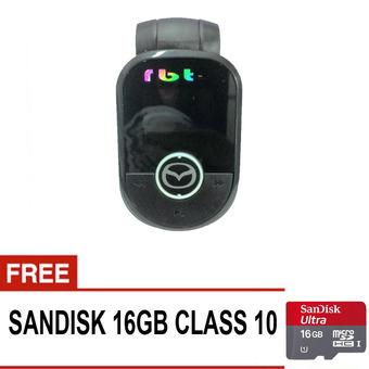 RBT CG-93 Car MP3 USB/TF Player WITH FM Modulator - Hitam + Gratis Sandisk 16 Gb Class 10  