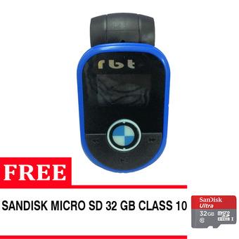RBT CG-93 Car MP3 USB/TF Player With FM Modulator + Free Sandisk 32Gb Class 10 - Biru  
