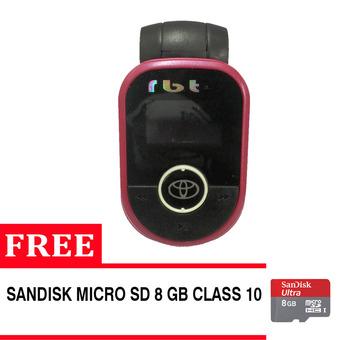 RBT CG-93 Car MP3 USB/TF Player With FM Modulator + Gratis Sandisk Micro SD 8 GB Class 10 High Speed - Orange  