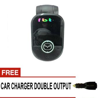 RBT CG-93 Car MP3 USB/TF Player With FM Modulator + Gratis Car Charger Double Output - Hitam  