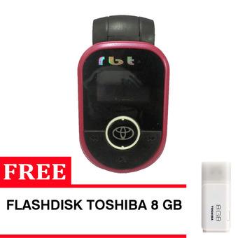 RBT CG-93 Car MP3 USB/TF Player With FM Modulator + Gratis Flashdisk Toshiba 8 GB - Merah  