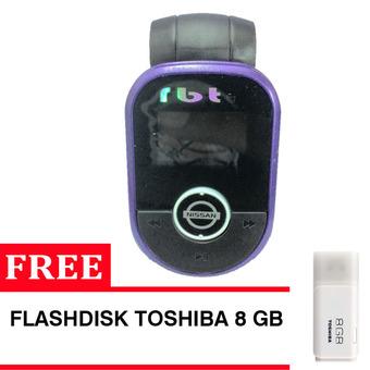 RBT CG-93 Car MP3 USB/TF Player With FM Modulator + Gratis Flashdisk Toshiba 8 GB - Ungu  