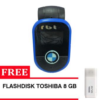 RBT CG-93 Car MP3 USB/TF Player With FM Modulator + Gratis Flashdisk Toshiba 8GB - Biru  