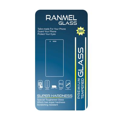 Ranmel Tempered Glass Screen Protector for HTC One M7 [2.5D]