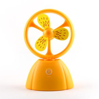 Rechargeable Small Fan (Orange) (Intl)  