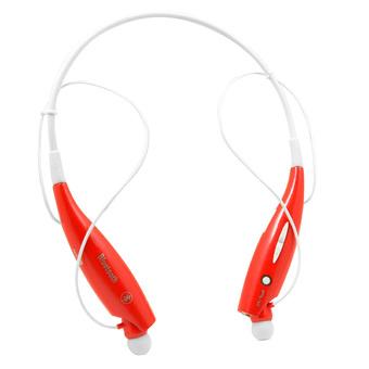 Red Wireless Sports Bluetooth CSR V4.0 Stereo Music Headphones Headset Earphone For iPhone 6 and Android Tablet (Intl)  