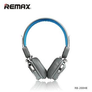 Remax Bluetooth Headphone RB 200 HD (Gray & Biru)