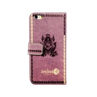 Retro Style New Moon Pattern Faux Leather Flip Case with Mount Stand & Credit Card Slots for 5.5'' iPhone 6 Plus  