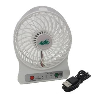 Rewin F-188 Rechargeable Mini Fan Usb 4400mah Lithium Battery 4h-16h Strong Wind  