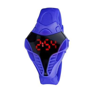 Rhaya Grosir LED Watch Cobra Transformer Biru Tua Jam Tangan Pria