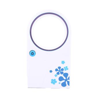 S & F USB Mini Portable Bladeless Fan Blue (Intl)  