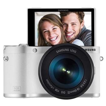 SAMSUNG SMART Digital Camera NX300M +18-55mm Lens 16GB WHITE  