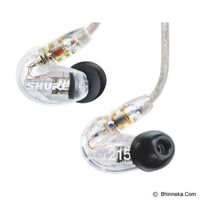SHURE Sound Isolating Earphone [SE215 - CL] - Clear