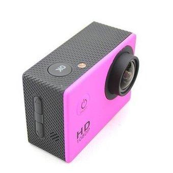SJ4000 WiFi Action Camera 12MP 1080P H.264 1.5 Inch 170° Wide Angle Lens Waterproof Diving HD Camcorder Car DVR with Free Makibes Cleaning Cloth (Pink) (Intl)  
