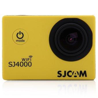 SJCAM Original SJ4000 WiFi Action Camera 12MP 1080P H.264 1.5" 170°Wide Angle Lens Waterproof Diving HD Camcorder Car DVR(Yellow) (Intl)  