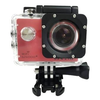 SJCAM SJ4000+ WiFi Ultra HD 2K 1.5 inch LCD Sports Camcorder with Waterproof Case, 170 Degrees Wide Angle Lens, 30m Waterproof(Red) (Intl)  