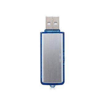 SK-858 4GB USB Flash Drive Digital Voice Recorder Blue  