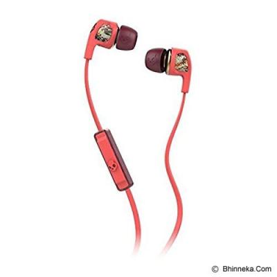 SKULLCANDY Dime In Ear w/Mic 1 [S2PGGY-419] - Coral Pink/Red