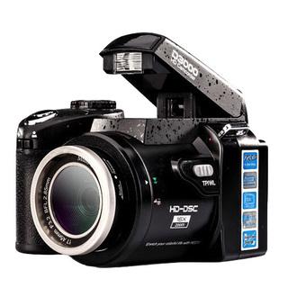 SLR Digital Camera Digital Video Camera 8X Interchangeable Lens 16 Million Pixels (Black) (Intl)  