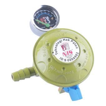 SNI NIS 1007 Regulator Gas Original Safety- Hijau  