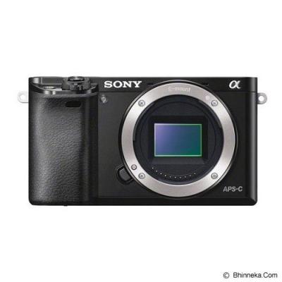 SONY Alpha A6000 Mirrorless Digital Camera Body Only [ILCE-6000L/B] - Black
