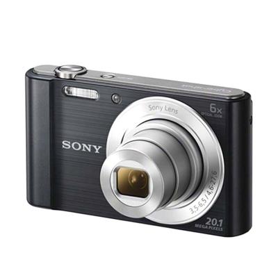 SONY Cyber-shot DSC-W810 Kamera - Hitam/Perak Original text