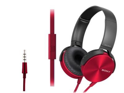 SONY MDR-XB450AP Merah Headset