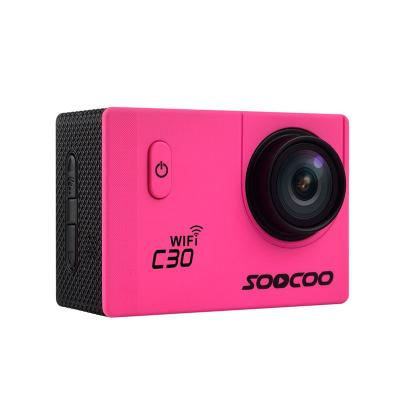 SOOCOO C30 Wifi Ultra HD 170/120/90 Angle Waterproof Outdoor Sports Action Camera - Pink
