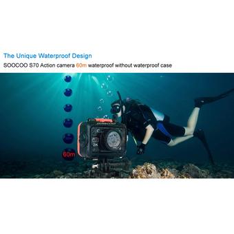 SOOCOO S70 HD 1080P 16MP Sports Action Camera Waterproof WiFi Remote Control 170  