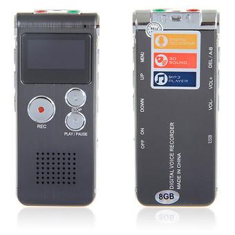 SOUESA GH609 Portable 8GB Telephone Audio Recorder -Black  