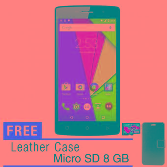 SPC Mobile S18 Comet - 16GB - Silver + Gratis Leather Case + Micro SD 8GB  