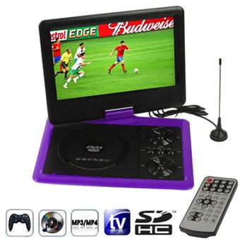 SUNSKY NS-958 9.5 inch TFT LCD Screen Digital Multimedia Portable DVD with Card Reader & USB Port, Support TV (PAL / NTSC / SECAM) & Game Function, 270 Degree Rotation, Support SD / MS / MMC Card (Purple) (Intl)  